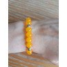 Bracelet jaune orangé