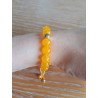 Bracelet jaune orangé