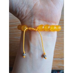 Bracelet jaune orangé