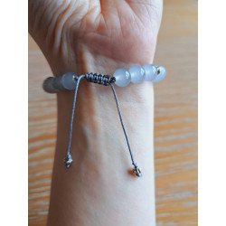 Bracelet gris clair