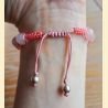 Bracelet bohème quartz rose