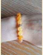 Bracelet en jade topaze