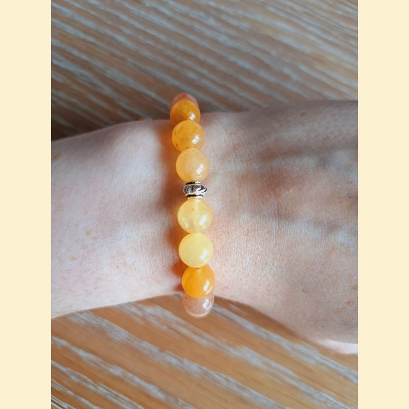 Bracelet en jade topaze Bracelet en jade topaze