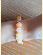 Bracelet en jade topaze