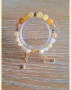 Bracelet en jade topaze