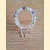 Bracelet en labradorite blanche