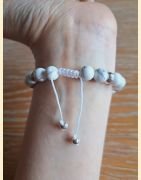 Bracelet en howlite