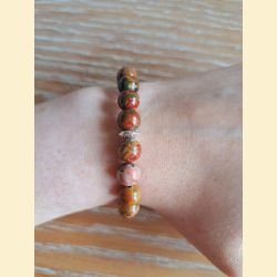 Bracelet en jaspe Picasso