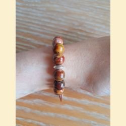 Bracelet en jaspe Picasso