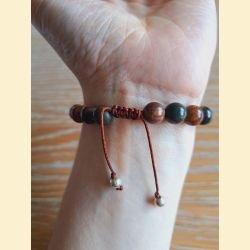 Bracelet en jaspe Picasso
