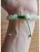 Bracelet en jade vert