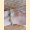 Bracelet "minéral et cristal " aventurine verte