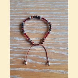 Bracelet "minéral et cristal" œil de taureau