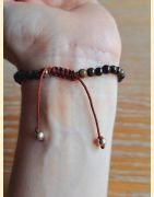 Bracelet "minéral fin" bronzite