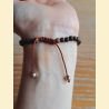 Bracelet "minéral fin" bronzite