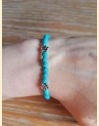 Bracelet "minéral fin" turquenite