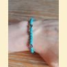 Bracelet "minéral fin" turquenite