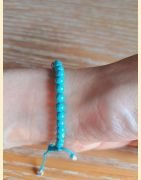 Bracelet "minéral fin" turquenite