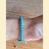 Bracelet "minéral fin" turquenite