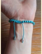Bracelet "minéral fin" turquenite