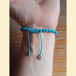 Bracelet "minéral fin" turquenite