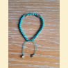 Bracelet "minéral fin" turquenite