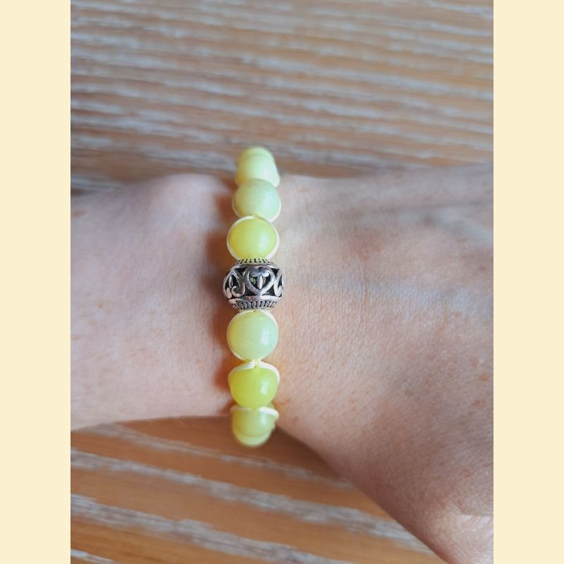 Bracelet bohème jade