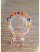 Bracelet en aventurine orange
