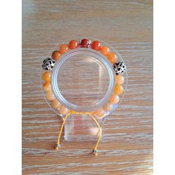 Bracelet en aventurine orange