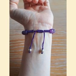 Bracelet bohème améthyste