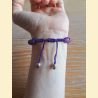 Bracelet bohème améthyste