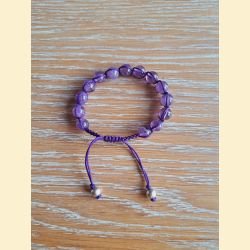 Bracelet bohème améthyste