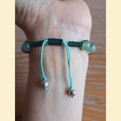 Bracelet bohème aventurine