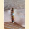 Bracelet bohème jaspe océan