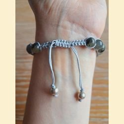 Bracelet bohème labradorite