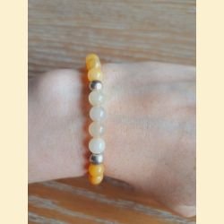 Bracelet en aventurine orange