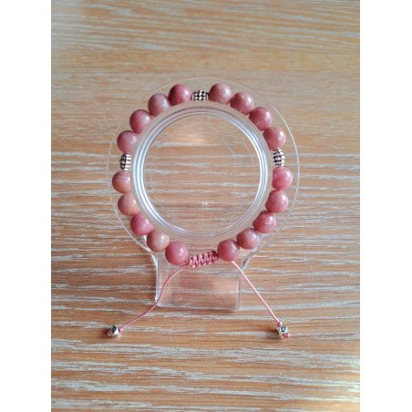 Bracelet en rhodonite