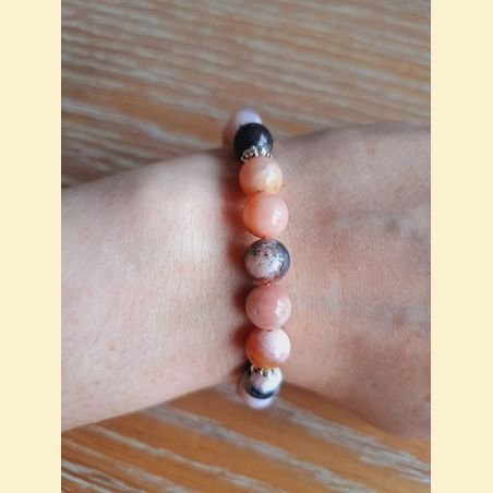 Bracelet opale rose