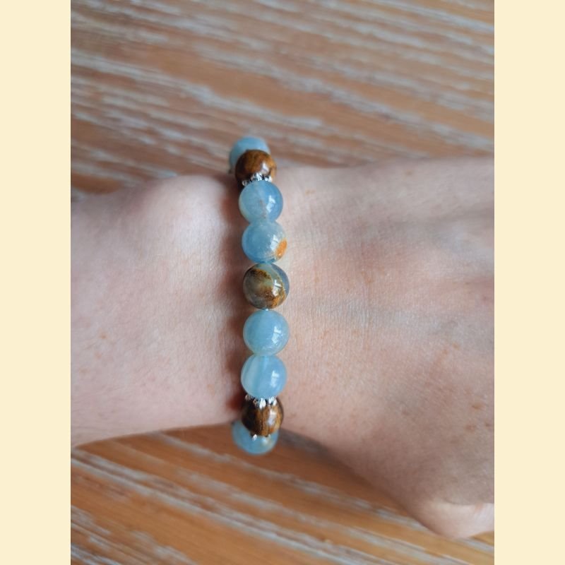 Bracelet en calcite bleue Bracelet en calcite bleue