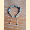Bracelet en calcite bleue