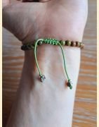 Bracelet "minéral fin" unakite