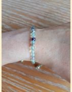 Bracelet "minéral fin" fluorite