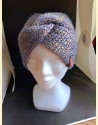 Headband metallico bleu