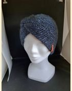 Headband metallico bleu