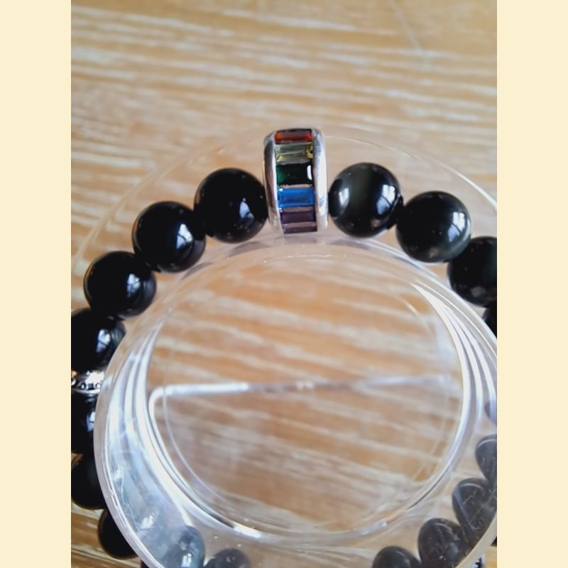 Bracelet en obsidienne Bracelet en obsidienne
