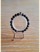 Bracelet en obsidienne