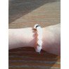 Bracelet en quartz rose