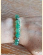 Bracelet en aventurine verte