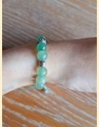 Bracelet en aventurine verte