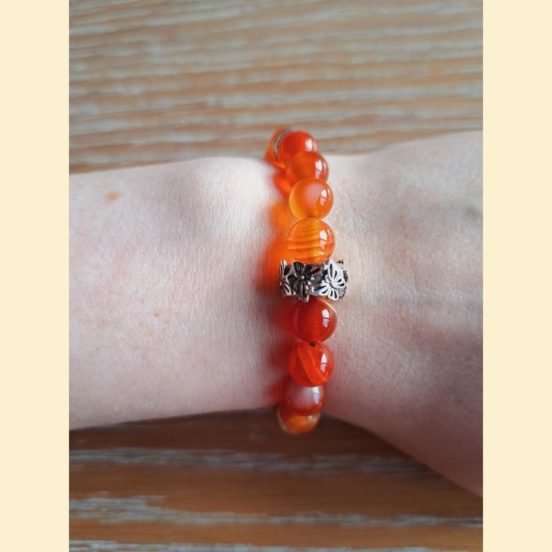 Bracelet en cornaline Bracelet en cornaline